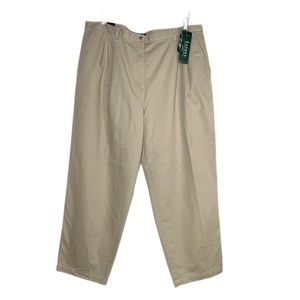 Ralph Lauren Mens Pleated Khakis Waist 40